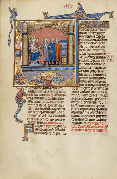 Three Men before a Judge (Initial D) by Unbekannt Unbekannt